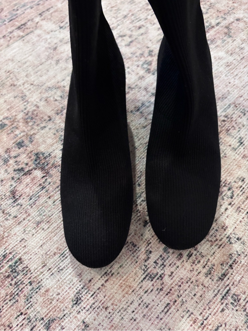 Vince Tasha Rib-Knit Boot - Size 8 - Picture 5 of 7